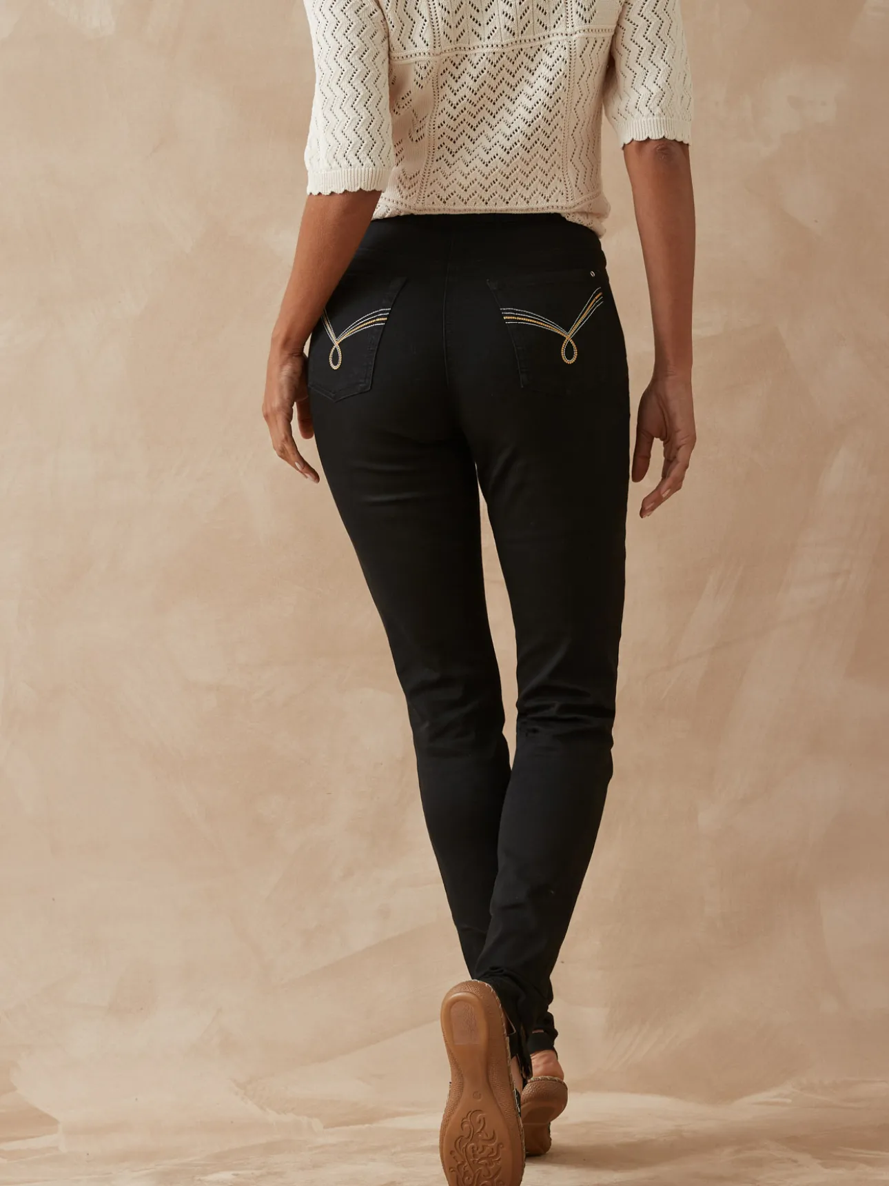 Tregging en denim