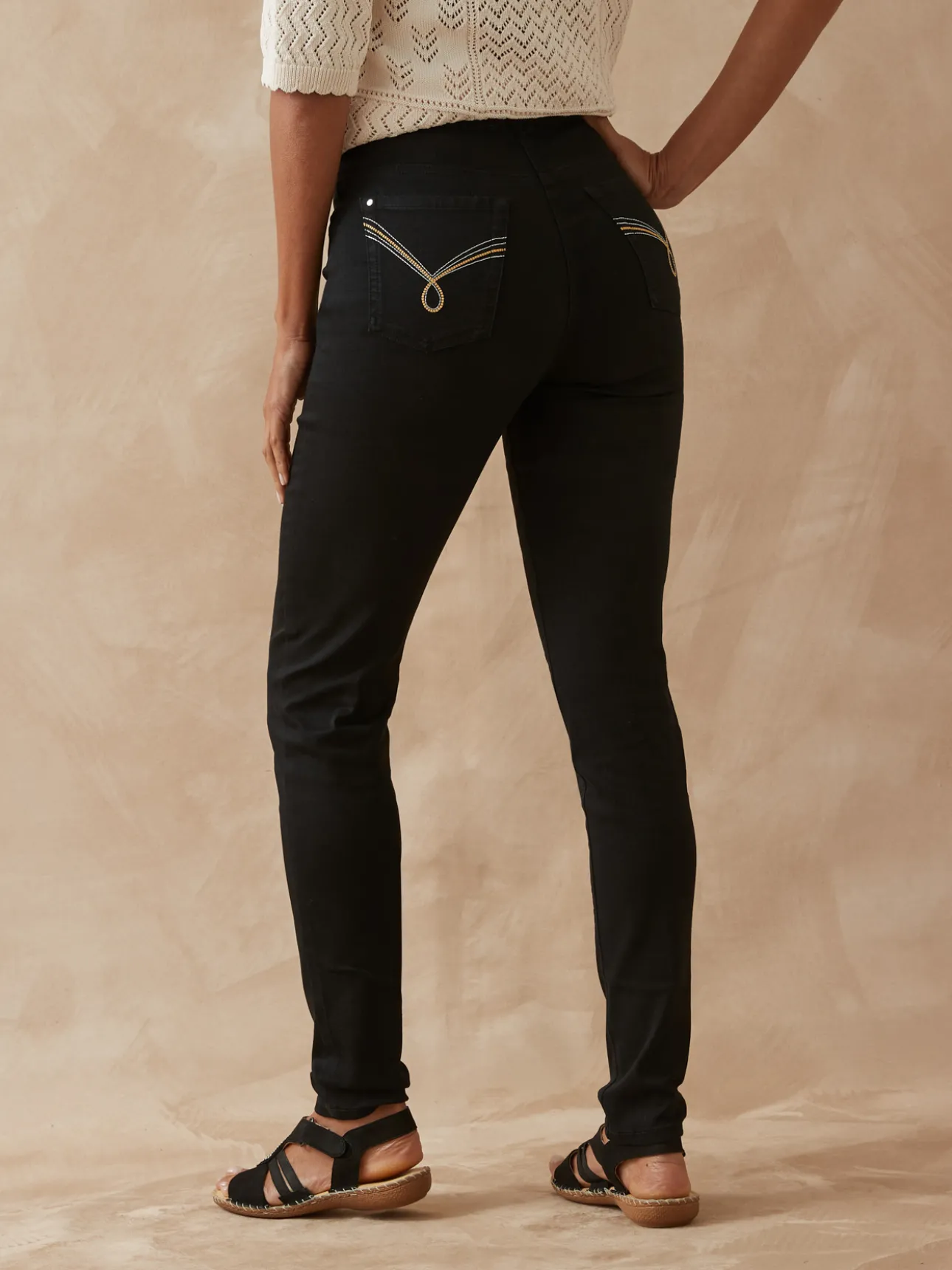 Tregging en denim