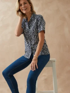 Tregging en denim