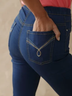 Tregging en denim