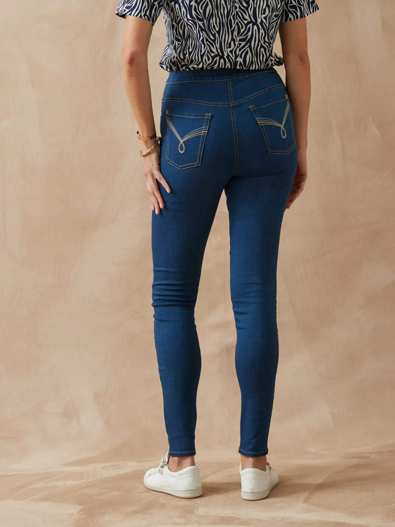 Tregging en denim