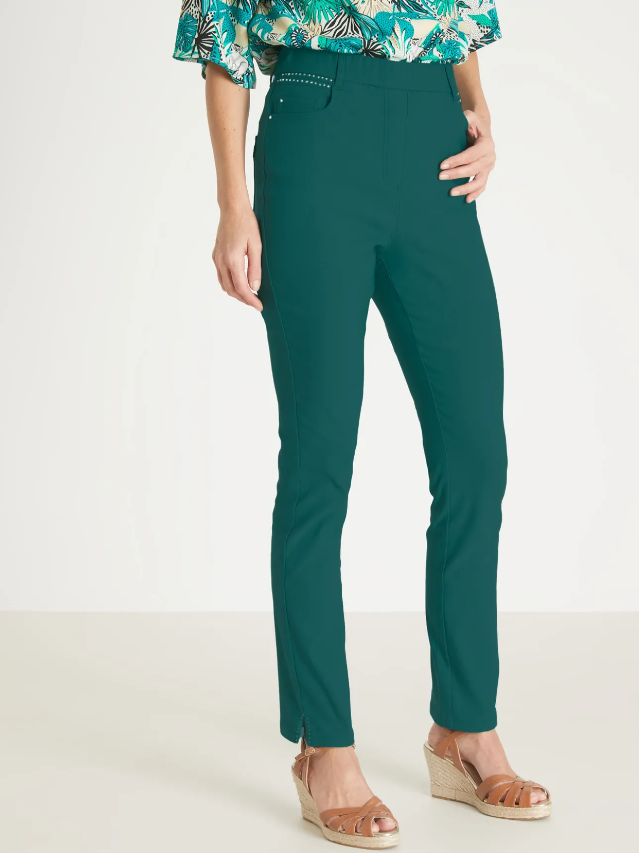 Tregging stretch taille élastique
