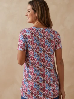 Tunique en maille avec plis d'aisance