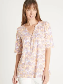 Tunique maille fluide coupe confort