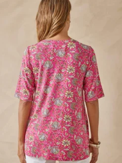 Tunique maille fluide coupe confort