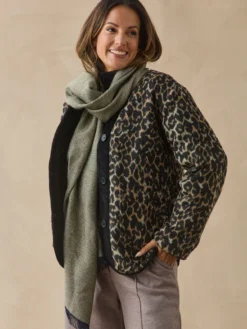 Veste boutonnée matelassée