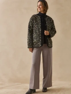 Veste boutonnée matelassée