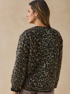 Veste boutonnée matelassée