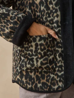 Veste boutonnée matelassée