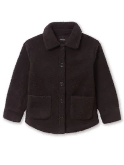 Veste chaude en maille moutonnée