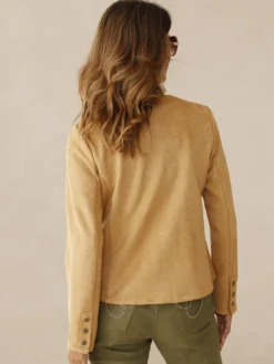 Veste en suédine