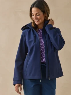 Veste imperméable capuche amovible