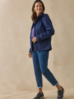 Veste imperméable capuche amovible