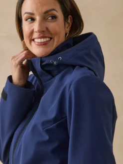 Veste imperméable capuche amovible