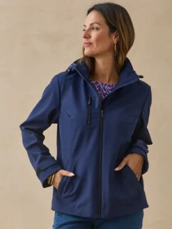 Veste imperméable capuche amovible