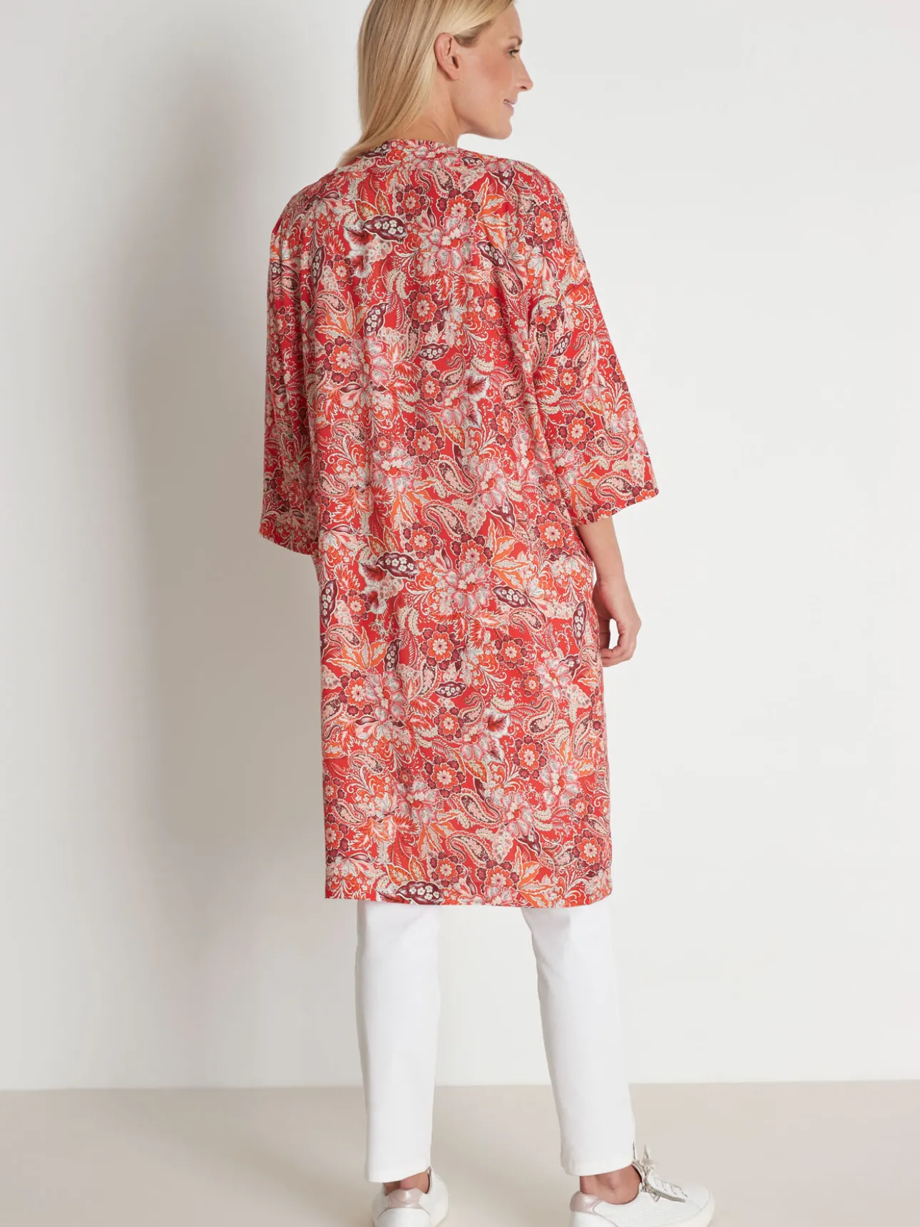 Veste longue forme kimono