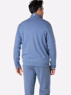 Veste zippée interlock