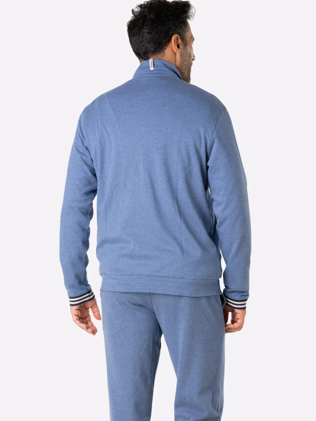 Veste zippée interlock